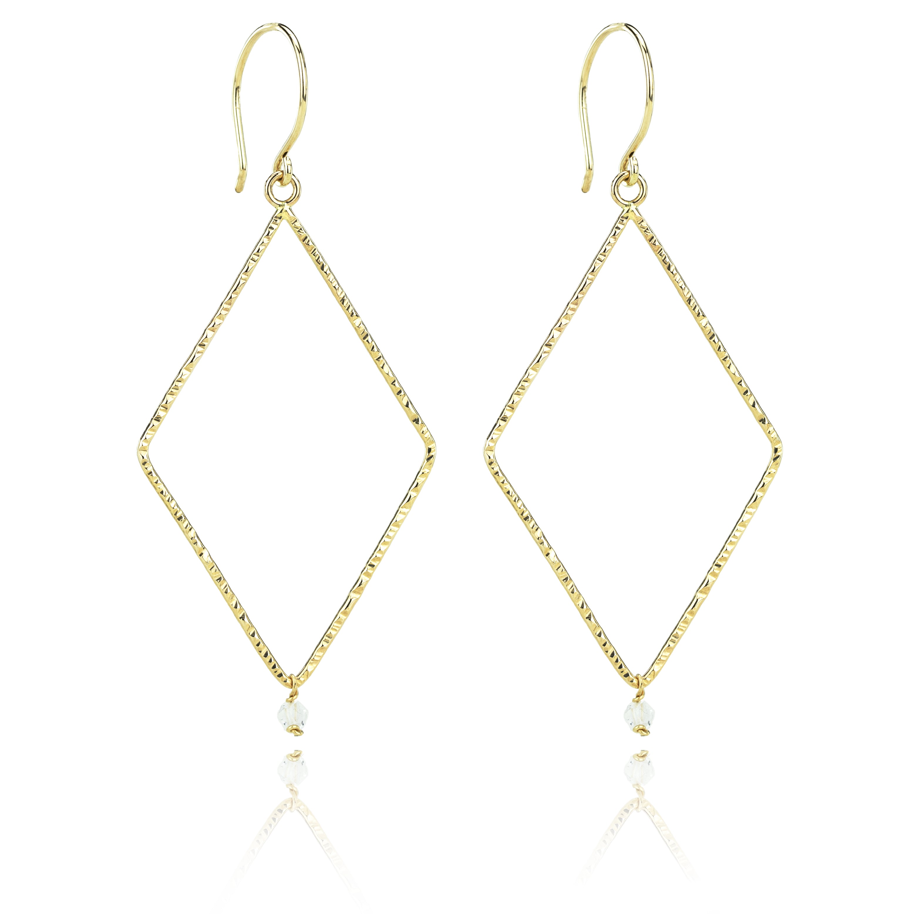 Herkimer Diamond Drop Earrings