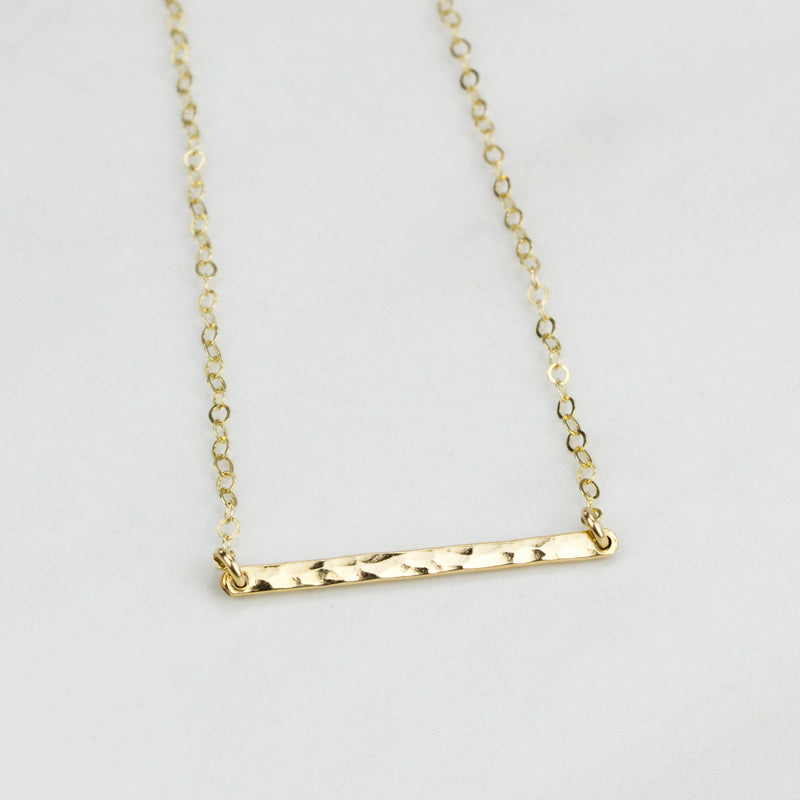 bar necklace