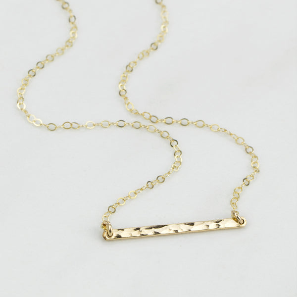bar layering necklace