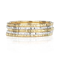 Classic Gold and Silver Two Toned Stack Ring