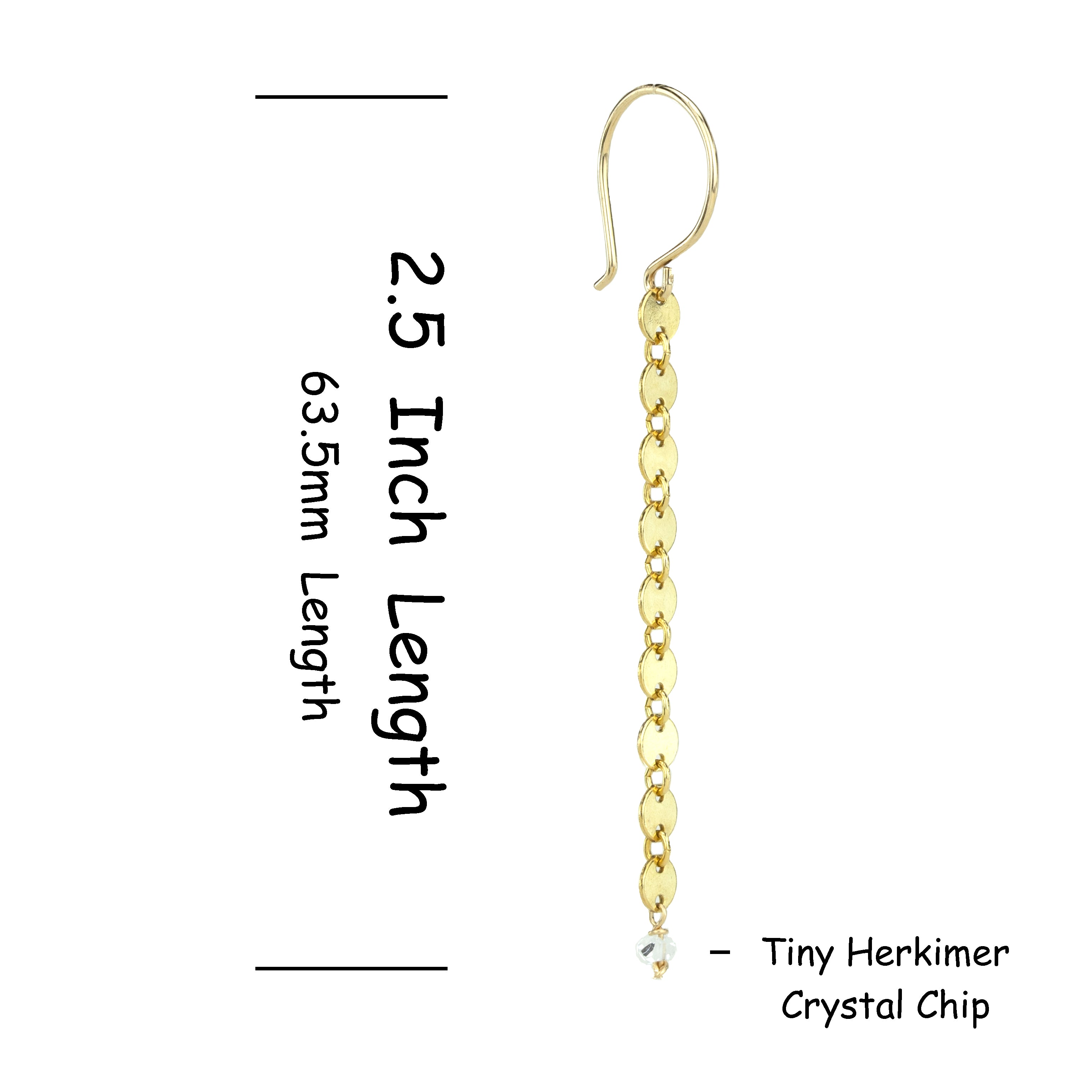 Sequin Drop Earrings